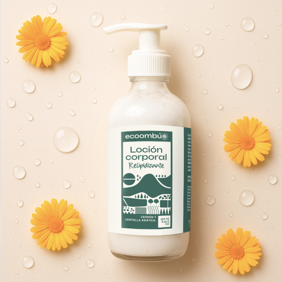 Loción Corporal Relipidizante con Cedrón y Avena – Reparación para piel seca