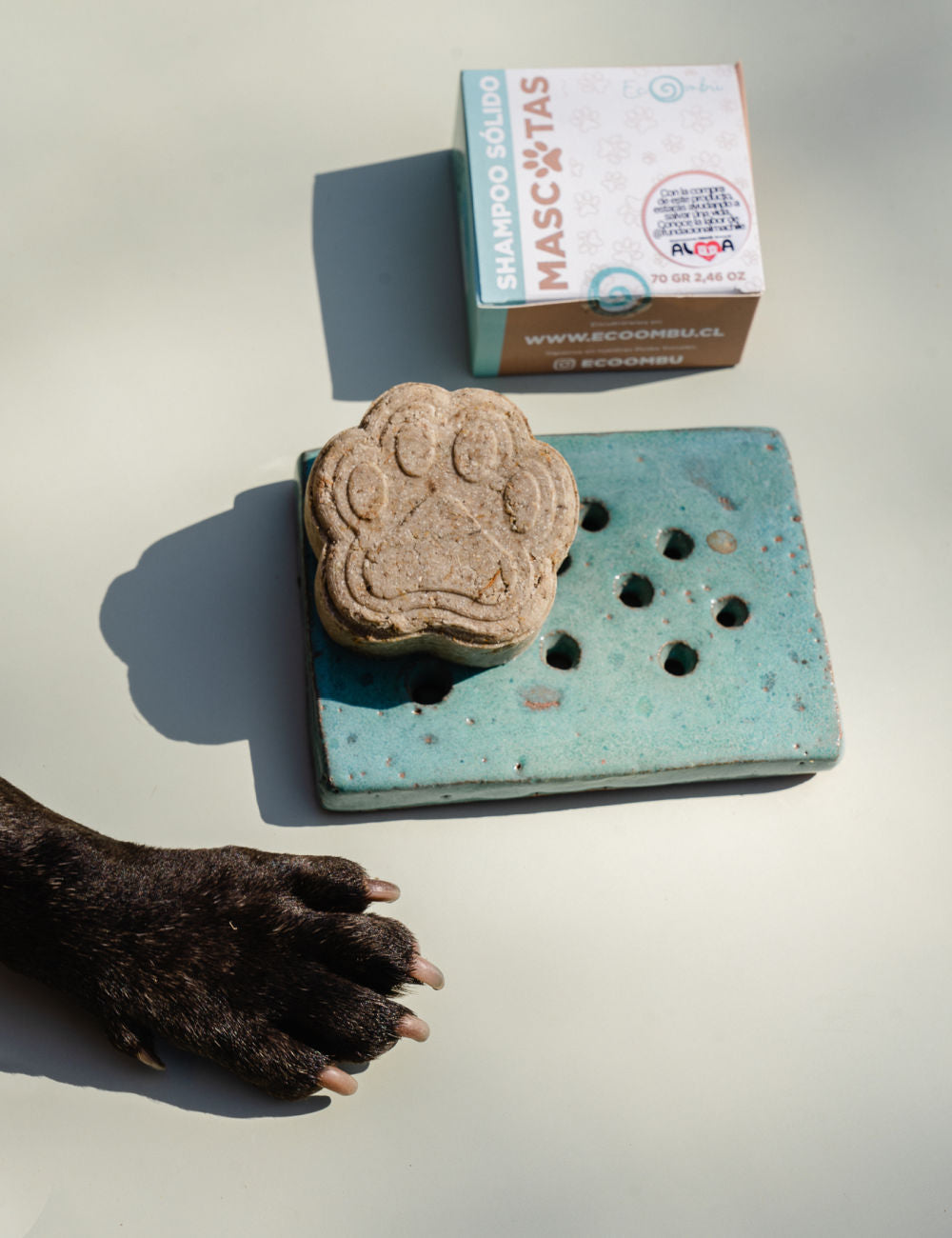 Shampoo sólido mascotas 70 gramos