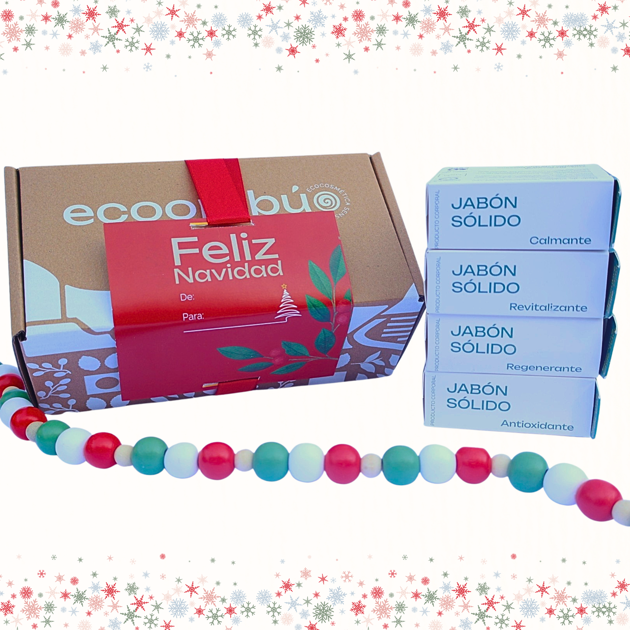 Pack Jabones Botánicos Corporales -Navidad