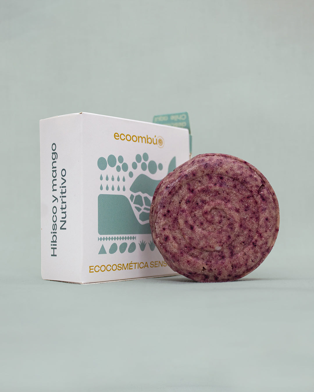 Shampoo sólido Hibisco Mango. Cabello seco 70 gramos