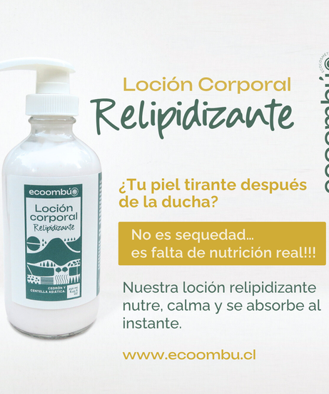 Loción Corporal Relipidizante con Cedrón y Avena – Reparación para piel seca