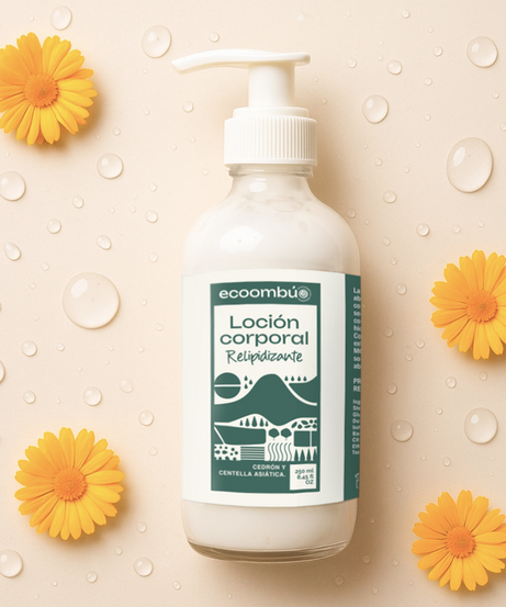 Loción Corporal Relipidizante con Cedrón y Avena – Reparación para piel seca