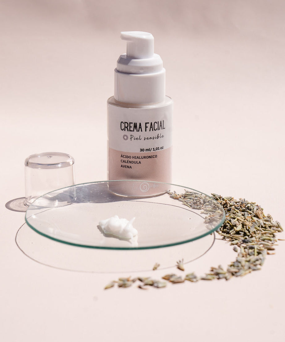 Crema facial piel sensible