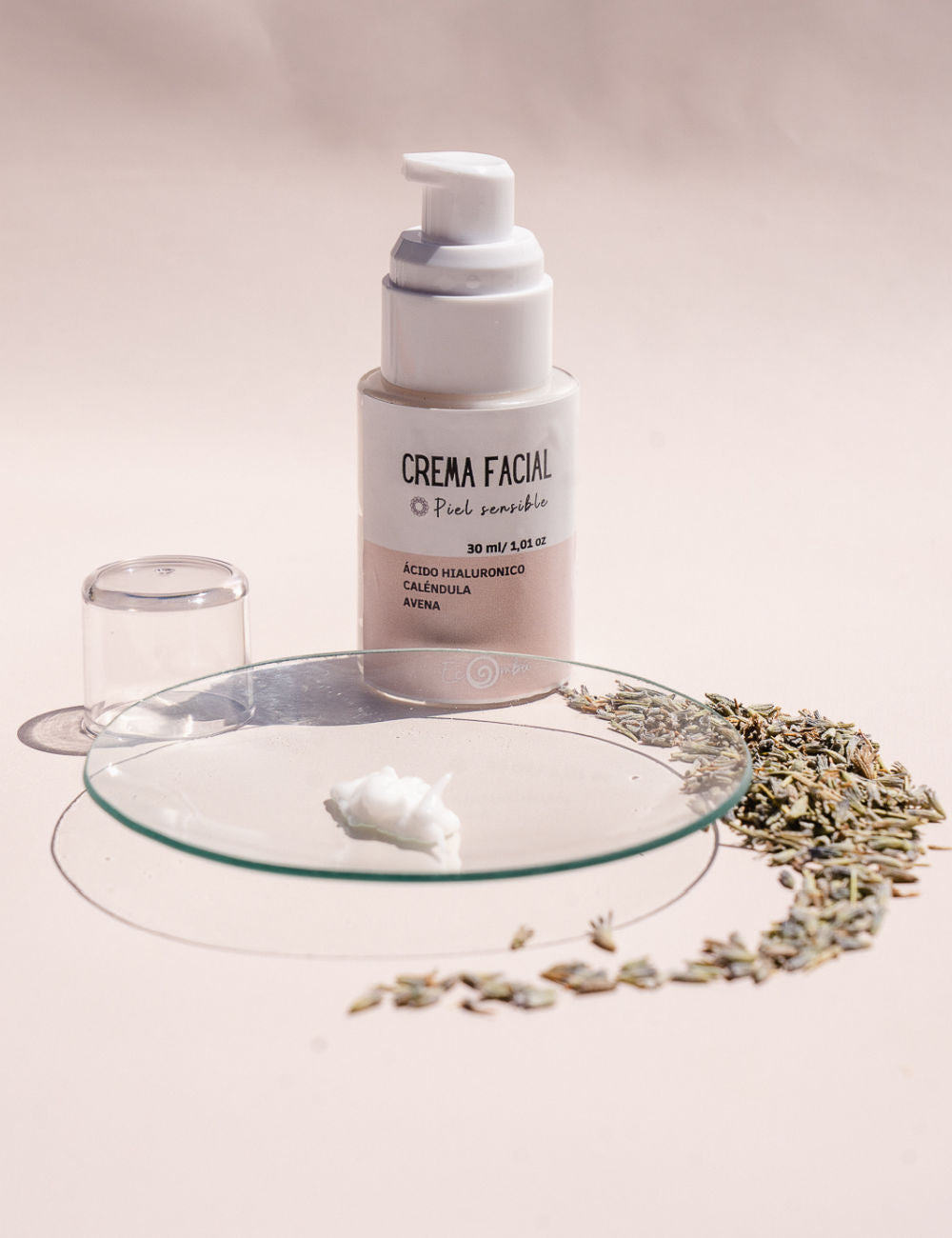 Crema facial piel sensible