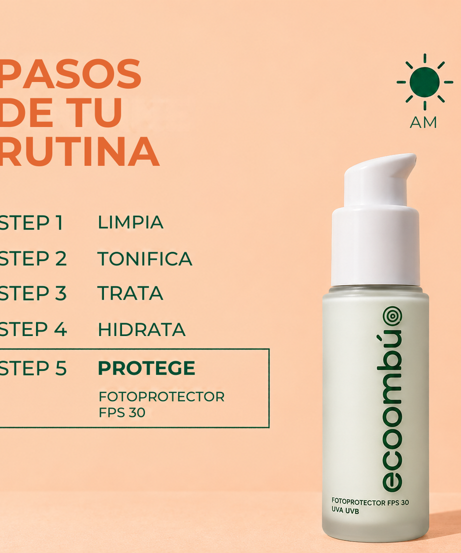 Fotoprotector Facial Mineral FPS 30 Protección UVA/UVB