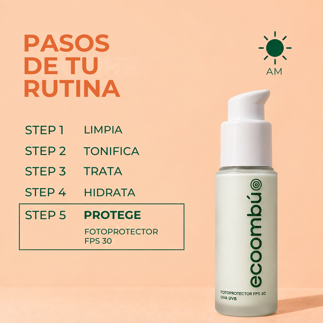 Fotoprotector Facial Mineral FPS 30 Protección UVA/UVB