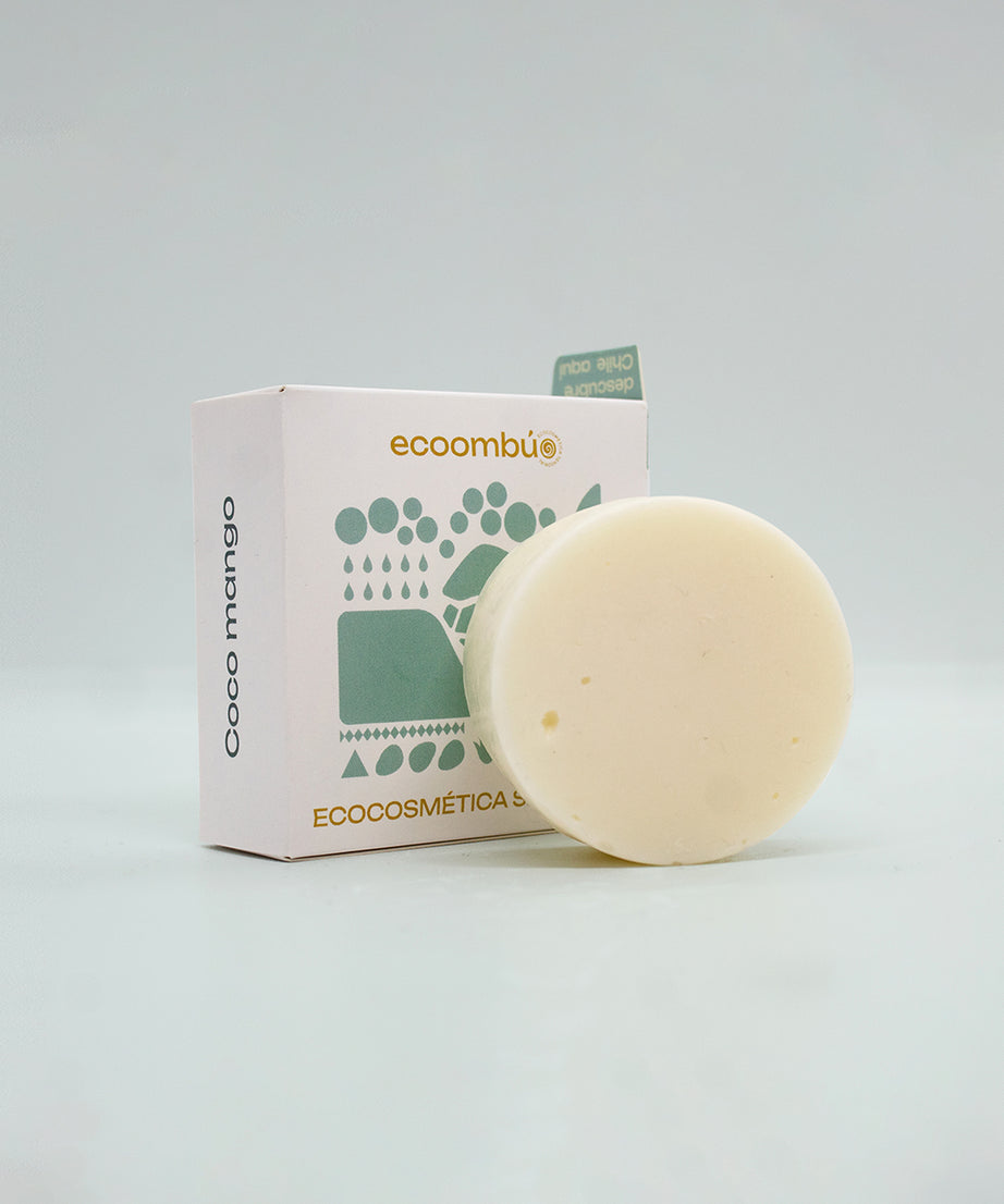 Bálsamo sólido Coco Mango. Cabello seco