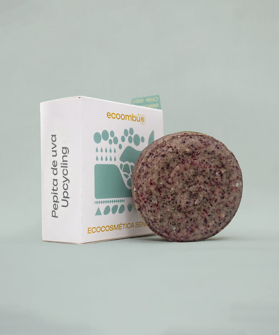 Shampoo Sólido Pepita de Uva · Línea Upcycling ♻️