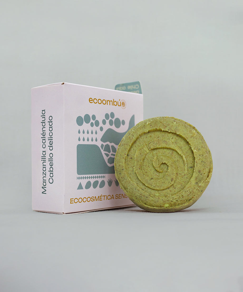 Shampoo sólido Manzanilla Caléndula. Cabello sensible/ niños 70 gramos